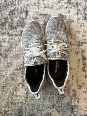 adidas Grey Cloudfoam Athletic Sneakers